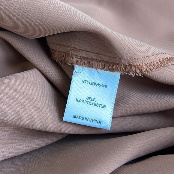 Jodifl rust split neck collar dolman sleeve hi lo oversized blouse - Picture 12 of 16